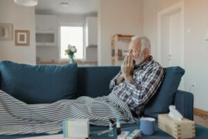 your senior loved one may have covid-19 but it could be the flu instead